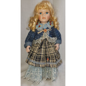 17 Inch Handcrafted Collector's Edition Genuine Porcelain Doll